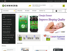 Tablet Screenshot of chnherb.com